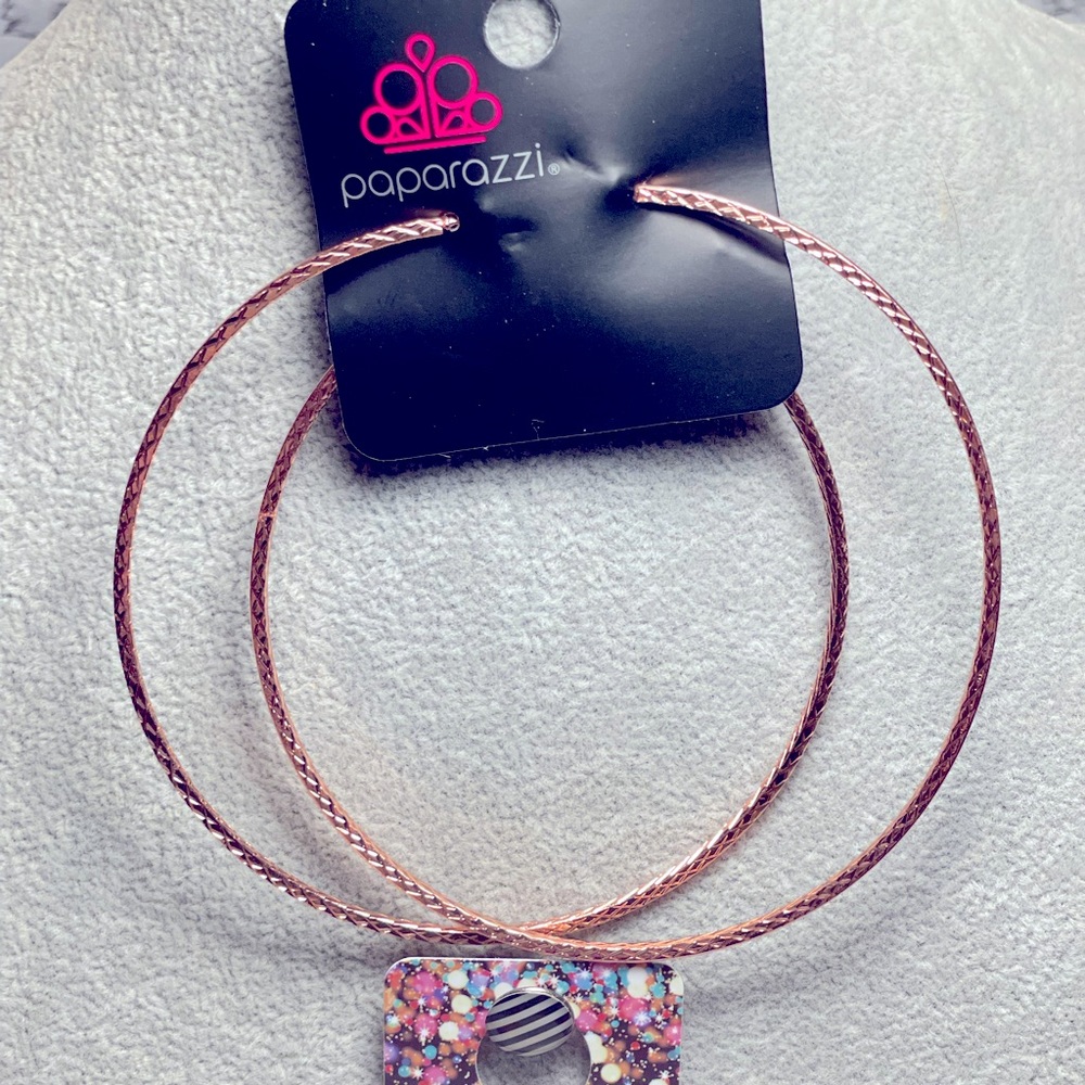 Huge paparazzi earrings